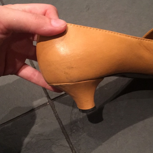 Furla Tan Leather Heels Size 37.5 - Picture 5 of 8